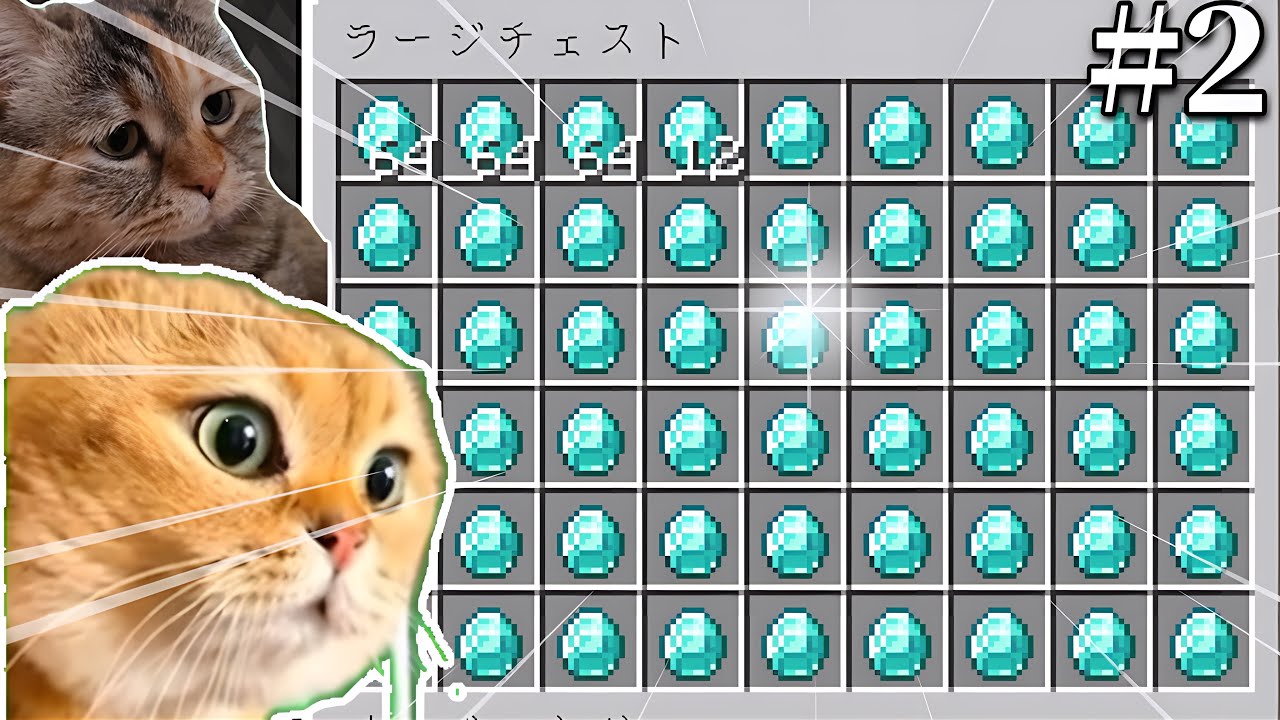 【猫クラ】説教猫、エンドラ討伐への道‼︎Part2【マインクラフト】