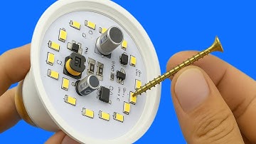 If you could fix your LED bulb instead of throwing it in the trash