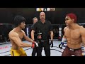 Bruce Lee vs. Grappler Baki (EA sports UFC 3)