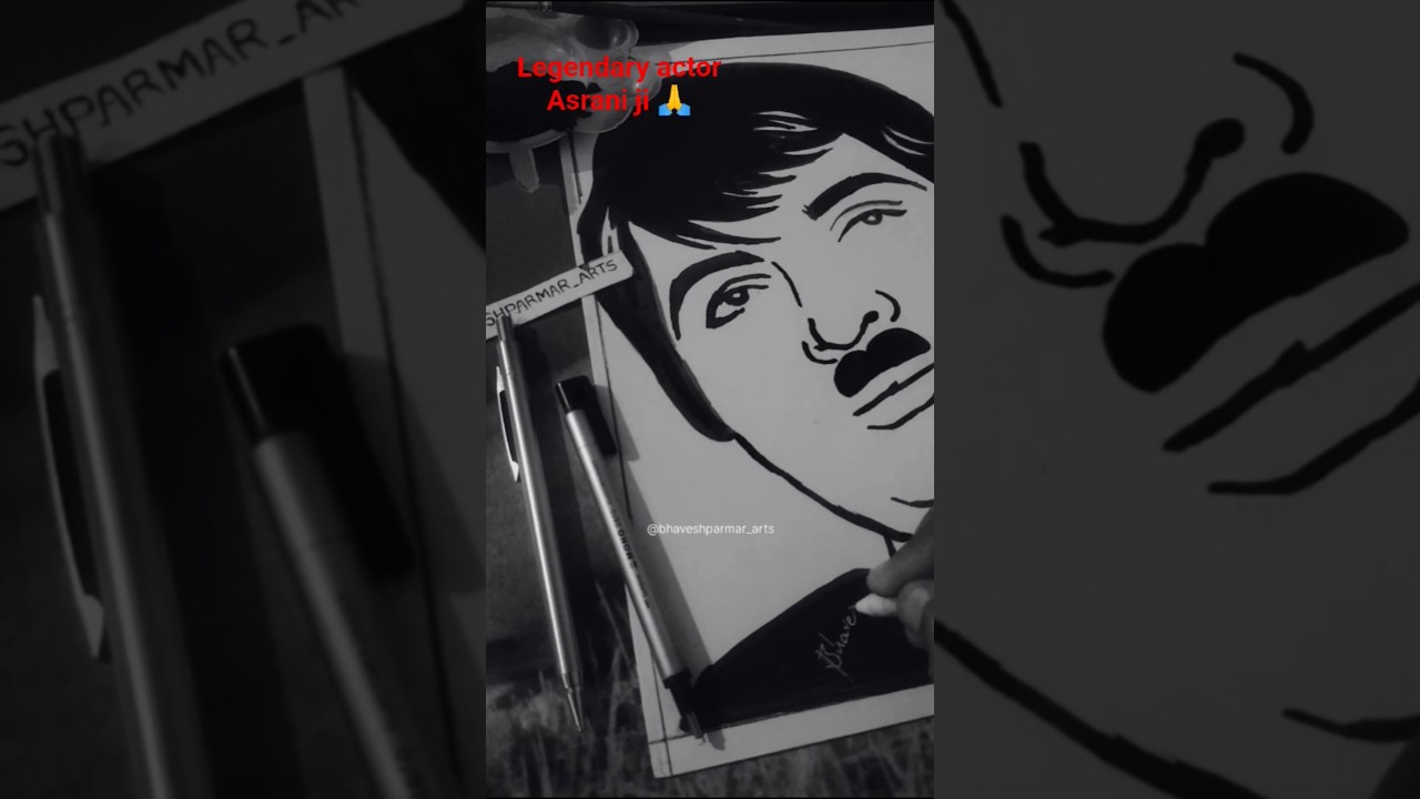 sketch tribute to legendary actor 