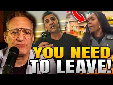 "You F**KING Racist!" -Woman REFUSES to Leave Her Backpack at the Door of Grocery Store