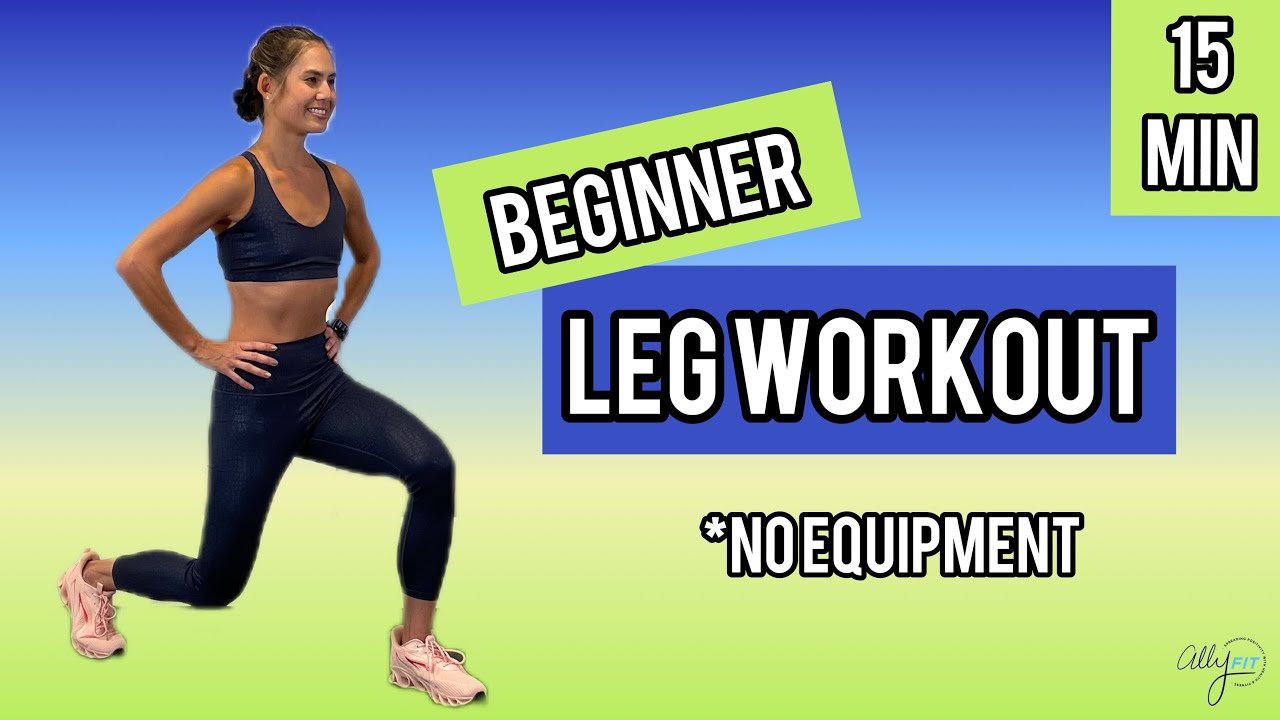Beginner No Equipment Leg Workout YouTube