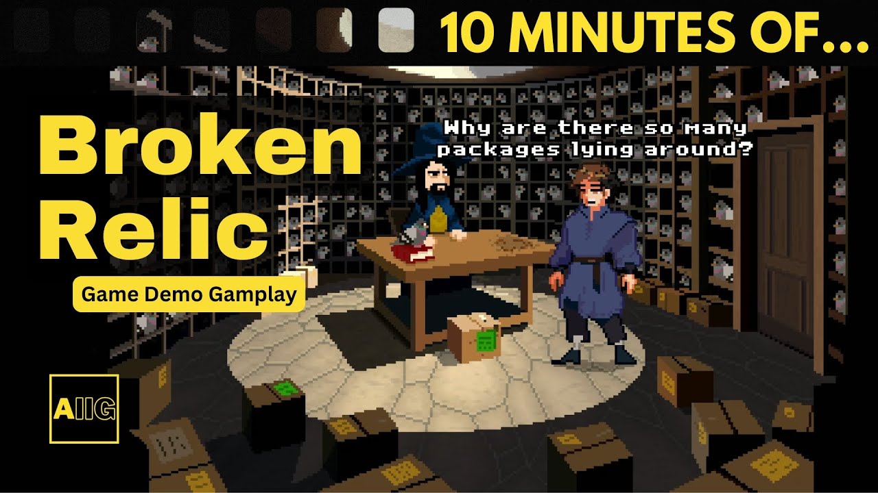 Relive adventure gaming's golden era in Broken Relic (10 minutes of gameplay)