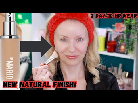 NEW Makeup by Mario SURREALSKIN NATURAL FINISH FOUNDATION REVIEW + 2 DAY WEAR TEST