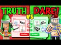 CHRISTMAS TRUTH or DARE with my *CRUSH*...he SURPRISED me with my DREAM PET! Adopt Me Roblox Trading