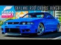 621hp nissan skyline gtr r33 cruise build  forza horizon 3 custom cars 16