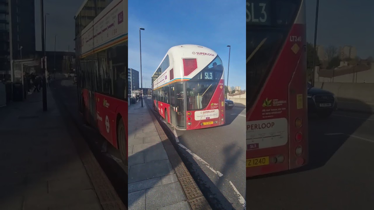 LTZ1240 LT240 New Routemaster on route SL3 at Abbey Wood Station