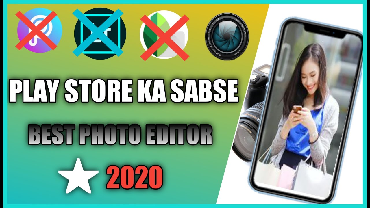 Best photo editor ।। Play store ka Naya best photo editor ।। 