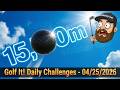 Golf It! Daily Challenges - Weekly Challenge Map and Daily Challenges Too - 04/25/2026