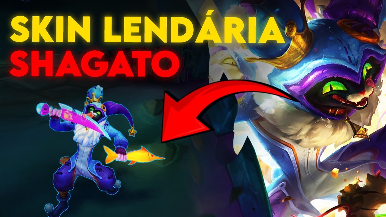 A NOVA SKIN LENDÁRIA DO SHACO TÁ MUITO LINDA 😭 - [React/Review] - YouTube