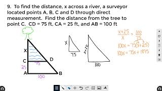 Similar Figures Word Problems