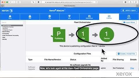 Xerox AltaLink Fleet Orchestrator Introduction Part 2