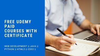 Get 15+ Udemy Paid Courses For Free 2020  with certificates ||Web Development || JAVA|| Python ||
