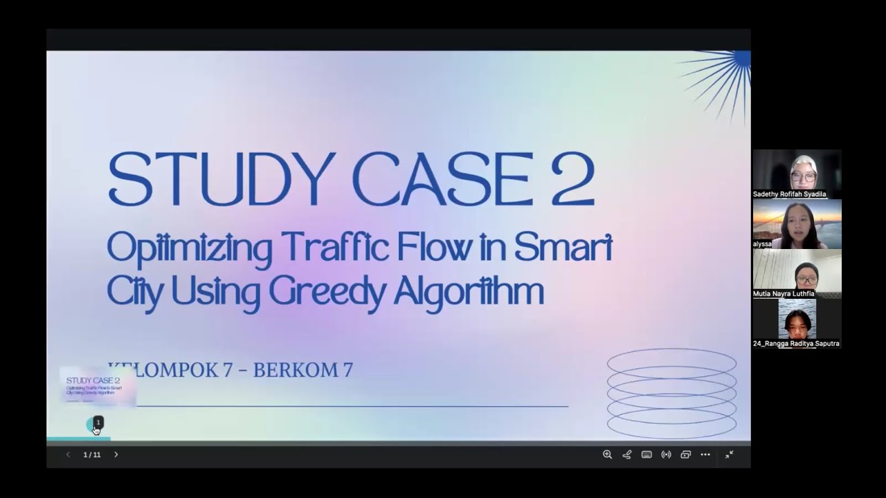 Computational Thinking Case 2 - Optimizing Traffic Flow in Smart City ...