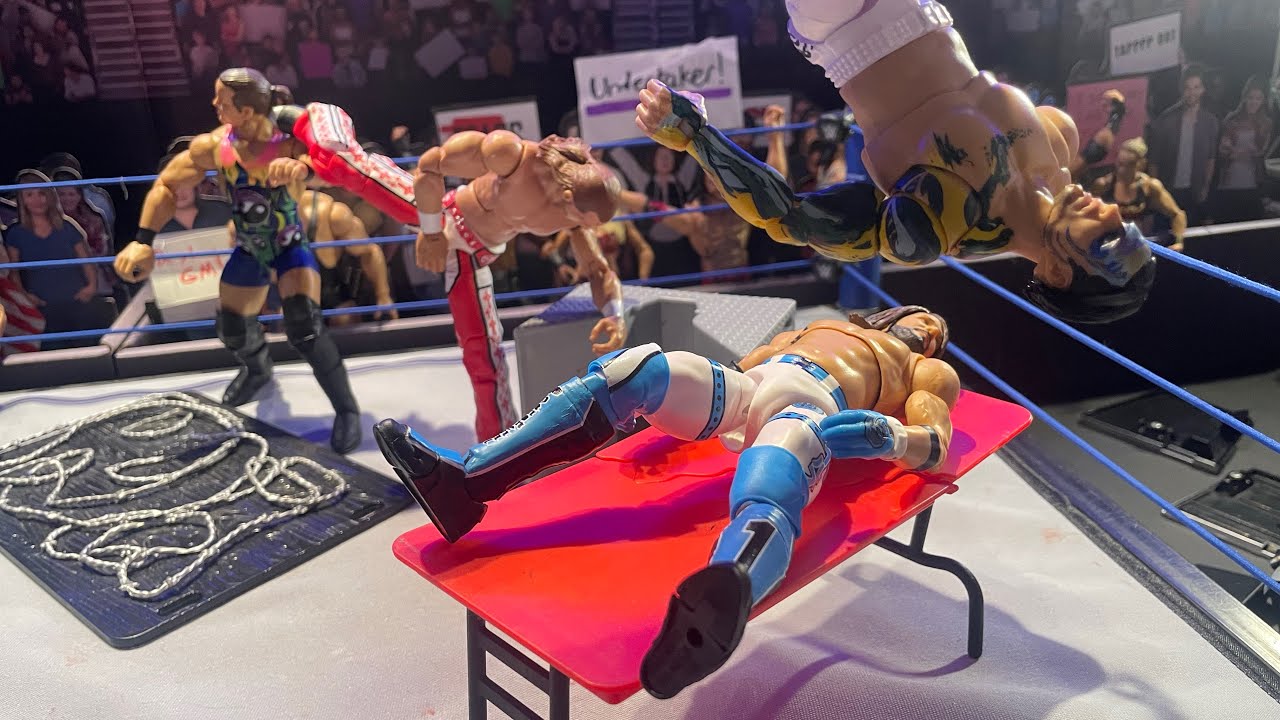 Action Style Jeff Hardy, Rob Van Dam, Shawn Michaels, AJ Styles WWE Action Figure ...
