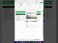 Highlight Row in Excel.