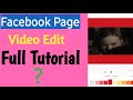 facebook page video editing tutorials | how to edit facebook videos on phone