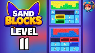Sand Blocks Level 11 Walkthrough & Solution 