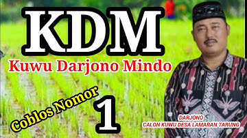 Momen Pengambilan Nomor Urut Calon Kuwu Darjono (Incumbent) Desa Lamaran Tarung 