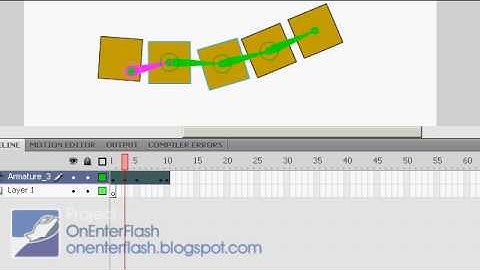 Adobe flash cs4 basics : 0108 Bone Bind Tools