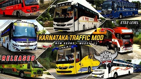 Download KARNATAKA TRAFFIC MOD FOR BUSSID V4.4.1 | Bus Simulator Indonesia | New Horns and MODs 