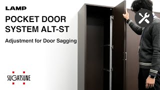 [INSTRUCTIONS ] POCKET DOOR SYSTEM ALTST Adjustment for Door Sagging  Sugatsune Global