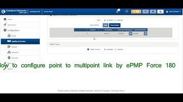 How to configure point to multipoint link by ePMP Force 180