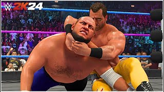 WWE 2K24 Chris Benoit VS Samoa Joe - Ultimate Submission Match! @WWEGames#WWE #WWE2K24 #PC