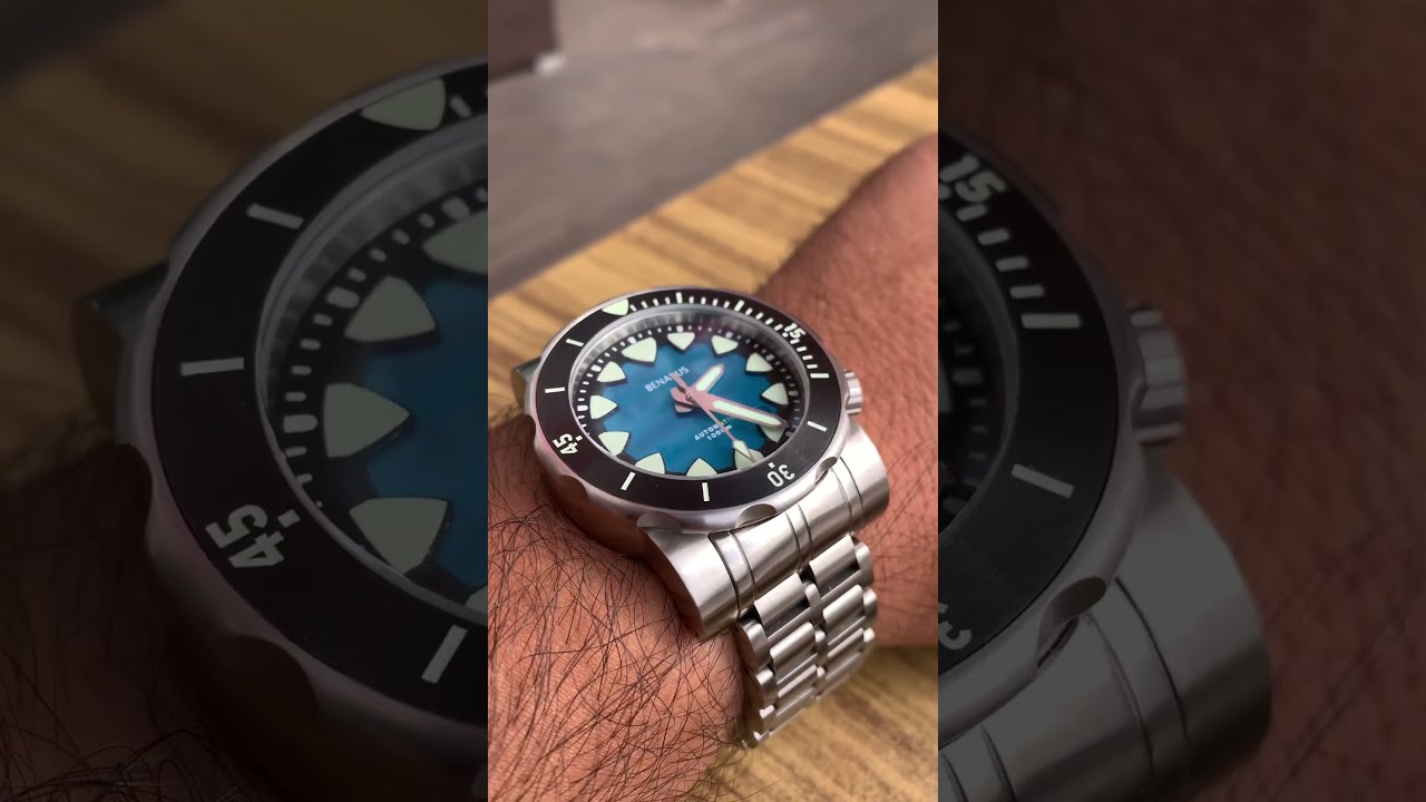 Benarus Mako Diver. Excellent choice for summer days and scuba. watches watchfam benarus YouTube