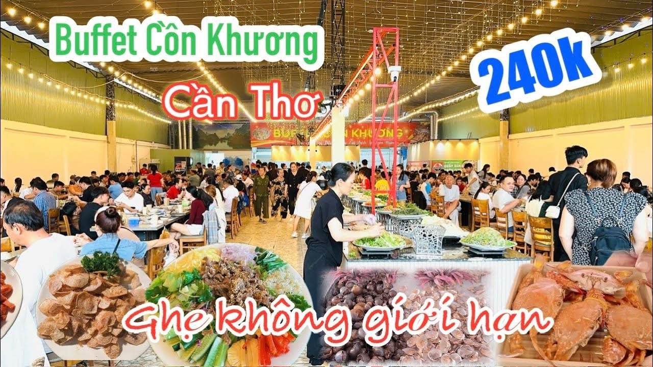 Trải Nghiệm Buffet Hải Sản Tươi Ngon Cồn Khương – Cần Thơ | Travel Can Tho, Viet Nam