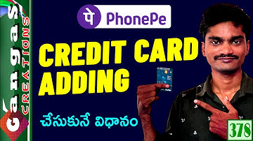How To Add Credit Card To Phonepe In Telugu