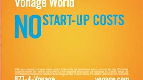 Vonage World Commercial