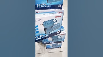 Bơm oxy dùng bình ắc quy 12v