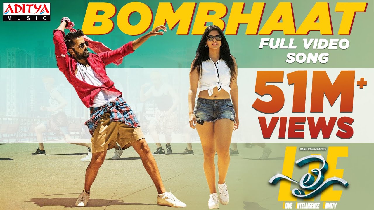 Bombhaat Full Video Song  Lie Video Songs  Nithiin  Megha Akash  Mani Sharma