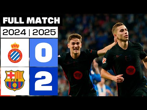 RCD Espanyol 0 - 2 FC Barcelona | PARTIDO COMPLETO | LALIGA EA SPORTS 2024/25
