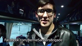 Young First-Time Canvassers For Bernie Sanders!
