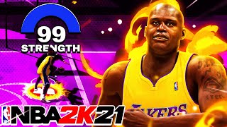 The POWER of 99 STRENGTH in NBA 2K21 (GAME BREAKING)