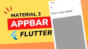 Flutter AppBar Widget | Material 3 | Code Compile