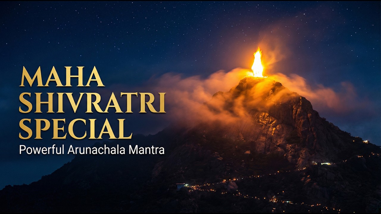 Arunachala Shiva Chants | Tiruvannamalai Night Meditation | Powerful 432Hz Protection