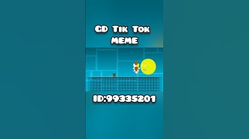 GD TIK TOK MEME Geometry Dash 2.2 #geometrydash #gd #meme #shorts #short