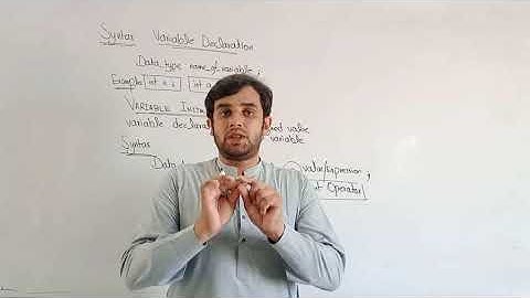 computer science 2nd year ch# 9 lec#13 topic rules for naming variables