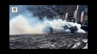 Big bird burnout car at brashernats Sydney dragway