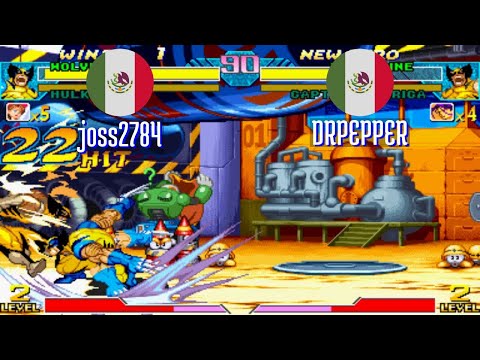 FT5 @mvsc: joss2784 (MX) vs DRPEPPER (MX) [Marvel vs Capcom Fightcade] Jan 11