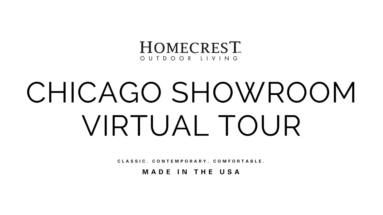 Homecrest Outdoor Living – Chicago Showroom Virtual Tour – Made in the USA