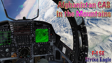 DCS VR 4K | F-15E Strike Eagle | Afghanistan CAS in de bergen