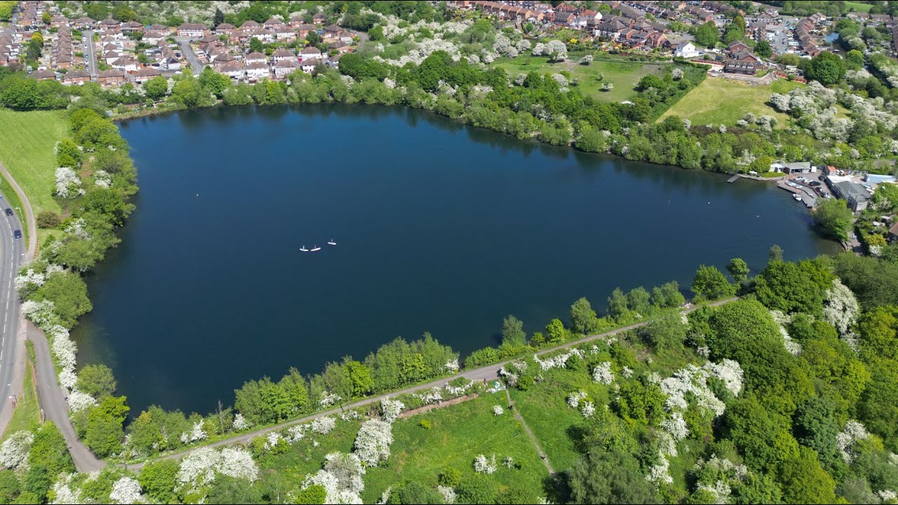 Dudley canal and Netherton reservoir DJI mini 3 4k YouTube