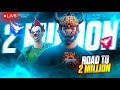 ROAD TO 2M SUBS DAY 1 Free Fire Live 🔥#freefire #tondegamer #shorts #riotff #zinfreefire