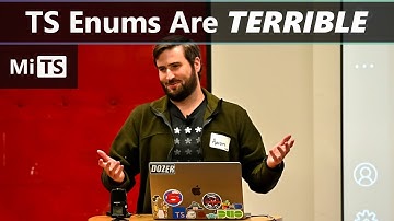 TypeScript Enums are TERRIBLE.  Here