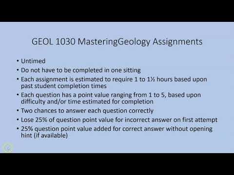 MTSU GEOL 1030 and 1031 Course Overview