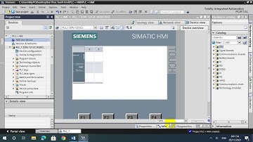 Giao tiếp HMI với PLC S7-1200 mô phỏng trên phần mềm TIA Portal(Connect HMI with PLCSIM PLC S7-1200)